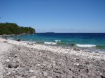 Bruce Peninsula National Park, Ontario, Canada. Bruce Trail, between Indian Head Cove and Horse Lake Trail