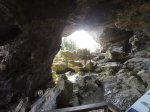 Bruce Peninsula National Park, Ontario, Canada. Cave on Flower Pot Island, part of Fathom Five National Marine Park - adjunct to Bruce Peninsula National Park