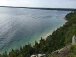 Bruce Peninsula National Park, Ontario, Canada. Georgian bay from Bruce trail.