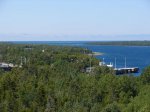 Bruce Peninsula National Park, Ontario, Canada. View from observation tower at Visitor Center