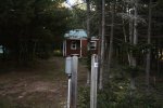 Northumberland Provincial Park, Prince Edward Island, Canada. Camping cabins available for rent.