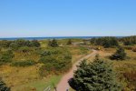 Click to enlarge Prince Edward Island National Park, Prince Edward Island, Canada. Walkway to beach at Greenwich