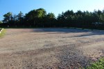 Click to enlarge Prince Edward Island National Park, Prince Edward Island, Canada. Beach parking and trail to beach.