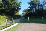 Click to enlarge Prince Edward Island National Park, Prince Edward Island, Canada. Beach parking and trail to beach.