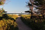 Click to enlarge Prince Edward Island National Park, Prince Edward Island, Canada. Beach parking and trail to beach.