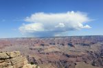 Click to enlarge Grand Canyon National Park, Arizona, United States. The view of the Grand Canyon from Mather Point, just off of the Grand Canyon Visitor Center.