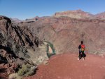 Click to enlarge Grand Canyon National Park, Arizona, United States. View to Colorado River from South Kaibab Trail