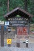 Click to enlarge Coconino National Forest, Arizona, United States. Sign at Bootlegger Campground