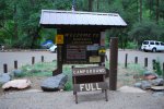 Click to enlarge Coconino National Forest, Arizona, United States. Sign at Manzanita Campground in Sedona