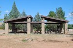 Click to enlarge Dead Horse Ranch State Park, Arizona, United States. Picnic table ramada and grills in the Dead Horse Ranch group campsite.
