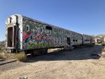 Click to enlarge DeAnza Springs Resort, California, United States. Old abandoned rail cars and railroad nearby.