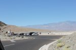 Click to enlarge Death Valley National Park, California, United States. Parking area at badwater, the lowest elevation in North America.