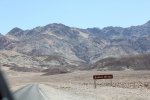 Click to enlarge Death Valley National Park, California, United States. Entering Artists Drive in Death Valley National Park.