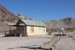 Click to enlarge Death Valley National Park, California, United States. The visitor center in Rhyolite; a ghost town located just outside the east entrance of Death Valley National park.