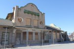 Click to enlarge Death Valley National Park, California, United States. The Rhyolite casino. Rhyolite is a ghost town located just outside the east entrance to Death Valley National park. A great visit!