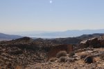 Click to enlarge Joshua Tree National Park, California, United States. Mastodon Peak Loop. View of the Salton Sea in the distance.