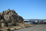 Click to enlarge Joshua Tree National Park, California, United States. PARKING AT RYAN MOUNTAIN TRAILHEAD