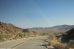 Click to enlarge Joshua Tree National Park, California, United States. Road entering park from the south