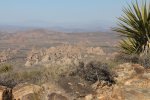 Click to enlarge Joshua Tree National Park, California, United States. Views the summit on Ryan Mountain hiking trail.
