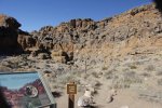 Click to enlarge Mojave National Preserve, California, United States. Hole-in-the-Wall Loop Trail. Leaves from the Hole in the Wall Campground. Fun short trail but challenging in spots as you have to use the rings to get through the small slot canyons.