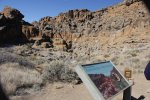 Click to enlarge Mojave National Preserve, California, United States. Hole-in-the-Wall Loop Trail. Leaves from the Hole in the Wall Campground. Fun short trail but challenging in spots as you have to use the rings to get through the small slot canyons.