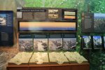 Click to enlarge Yosemite National Park, California, United States. A display explaining how the Yosemite Valley was formed.