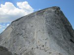 Click to enlarge Yosemite National Park, California, United States. Half Dome cables