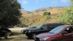 Click to enlarge Andrew Molera State Park, California, United States. Parking area and hills in the background.