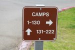 Click to enlarge South Carlsbad State Beach, California, United States. Sign for the north and south loops.