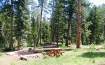 Click to enlarge Conifer Community Park at Beaver Ranch, Colorado, United States. Camp site #11