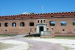 Click to enlarge Dry Tortugas National Park, Florida, United States. Entrance to Fort Jefferson at Dry Tortugas National Park.