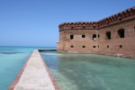 Click to enlarge Dry Tortugas National Park, Florida, United States. The outer moat wall of Fort Jefferson at Dry Tortugas National Park.