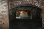 Click to enlarge Hallway in Fort Jefferson at Dry Tortugas National Park.