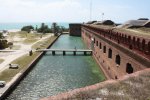 Click to enlarge From the top of Fort Jefferson at Dry Tortugas National Park.