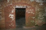 Click to enlarge Entrance to the dungeon of Fort Jefferson at Dry Tortugas National Park.