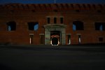 Click to enlarge Night time shot of the entrance to Fort Jefferson at Dry Tortugas National Park.