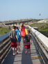 Click to enlarge Anastasia State Park, Florida, United States. Anastasia State Park boardwalk to beach