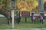 Bike rentals at registration office.
