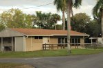 Small community centre within campground.
