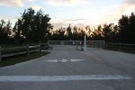 Click to enlarge Curry Hammock State Park, Florida, United States. Gated entry to camping area.