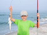 Click to enlarge St. George Island State Park, Florida, United States. Fishing on the coast