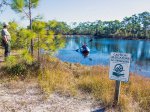 Click to enlarge St. George Island State Park, Florida, United States. Pond in the park