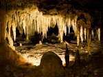 Florida Caverns State Park, Florida, United States. Grotto in inside the cave at Florida Caverns State Park 