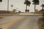 Gamble Rogers State Rec Area, Florida, United States. Passing over highway from Riverside to Oceanside sites