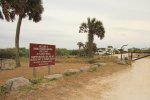 Click to enlarge Gamble Rogers State Rec Area, Florida, United States. Gated camping area to the right as you enter the park.