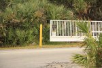Gamble Rogers State Rec Area, Florida, United States. Gated entrance