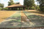 Click to enlarge E G Simmons County Park, Florida, United States. Shuffle board and picnic shelter in West Campground