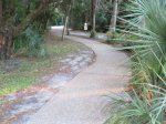 Click to enlarge Pathway to campsites