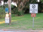 Click to enlarge Sign for pet area camping