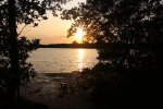 Click to enlarge Sunset from campsite